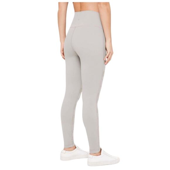 LULULEMON Wunder Under Pant High-Rise Mesh 28" Sz 4 Gray Yoga Special Edition - Picture 3 of 11